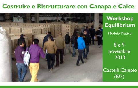 corso pratico Equilibrium sulla bioedilizia in canapa e calce corso pratico Equilibrium sulla bioedilizia in canapa e calce