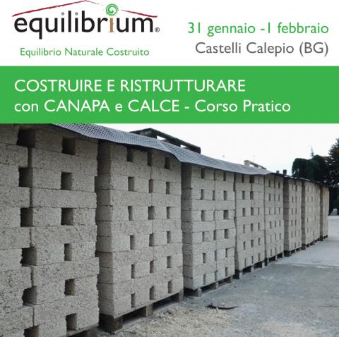 corso pratico Equilibrium sulla bioedilizia in canapa e calce - Gennaio corso pratico Equilibrium sulla bioedilizia in canapa e calce - Gennaio
